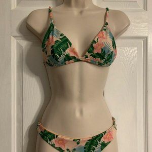 NWOT Leah Ray Bikini  Size XS Solid Or Swimsuit
